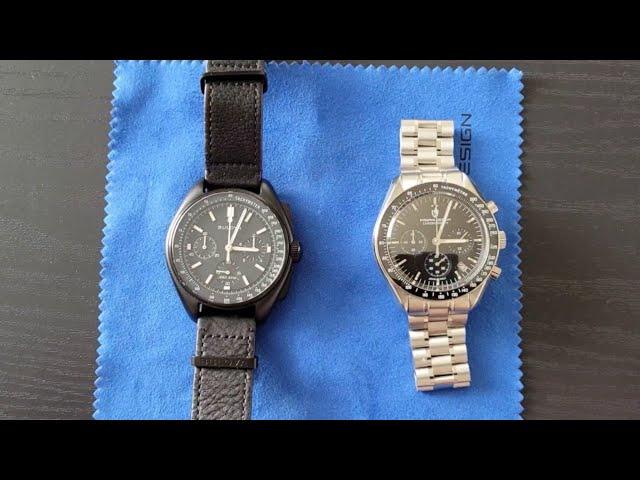 Bulova lunar pilot vs Pagani Design speedmaster homage