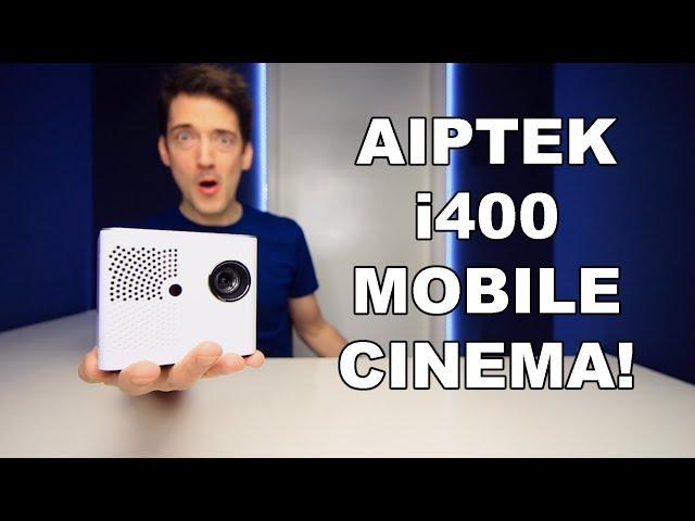 AIPTEK i400 MINI LED PROJECTOR REVIEW!!