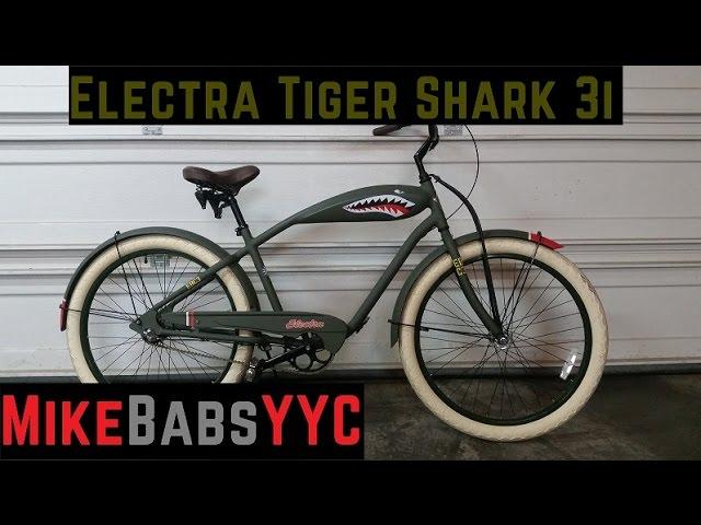 007 - Review of an ELECTRA TIGER SHARK 3i in Midway Grey Cruiser Bike