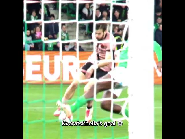 აი ქართველები  #football #Ligue1McDonalds #PSG #ASSE #OL #Kvaratskhelia #Davitashvili #Mikautadze