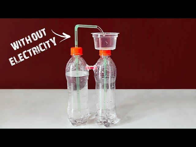 How to make Automatic water Fountain Without Electricity | Non-stop water Fountain | Science Project