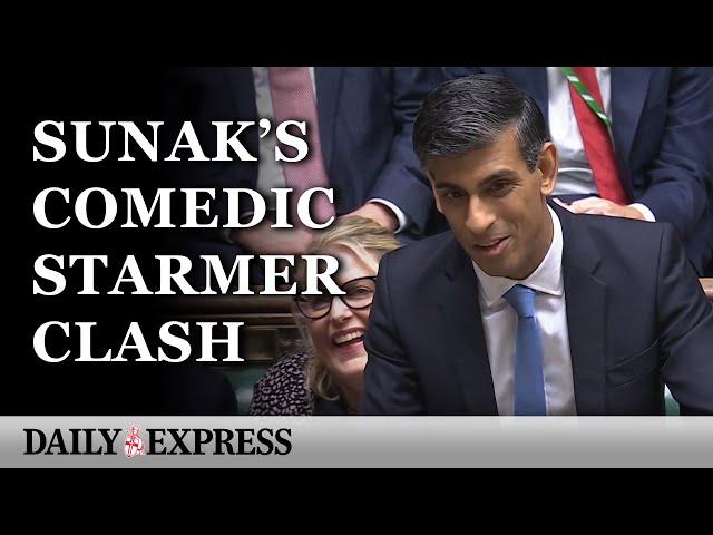 Sunak jibes at Starmer in comedic take down of PM