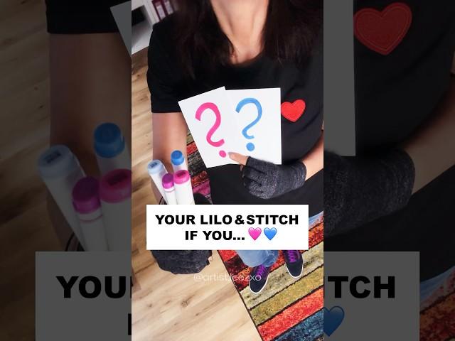 Which LILO & STITCH Drawing Matches YOU Best? #art #stitch #lilo #markers