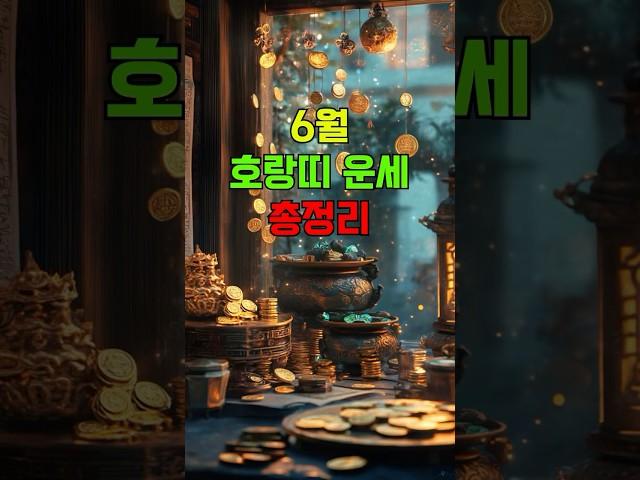 6월 호랑이띠 운세 총정리 #6월운세 #호랑이운세 #운세채널 #2025년운세 #숏운세