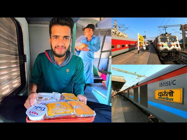 Hazrat Nizamuddin to Ernakulam Duronto Express | Sleeper Class Food | 130 kmph  | Part - 2