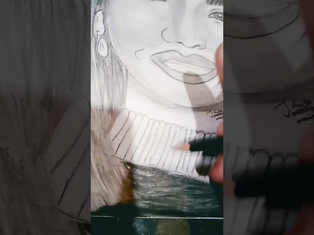 sketching selena gomez.@selenators##selenagomez/Keerthi RapidFireArt 