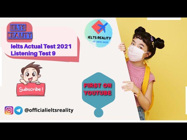 IELTS Listening Actual 2021 Test 9 //  Wildlife Conservation Society // Ielts Reality