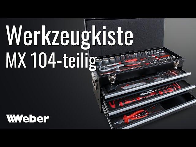 104-teilige Motocross & Enduro Werkzeugkiste mit Drehmomentschlüssel