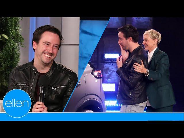 Ellen Surprises Former WB Tour Guide with Brand New Car