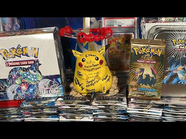 Pokémon LIVE SHOP - Opening Stellar Crown, OP-09 One Piece and Vintage Packs!