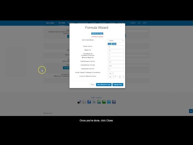 Sku Grid: My items Tab - How to Change the Price of A Single Item (Override)