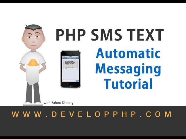 Send SMS Text Messages to Mobile Phone PHP Tutorial