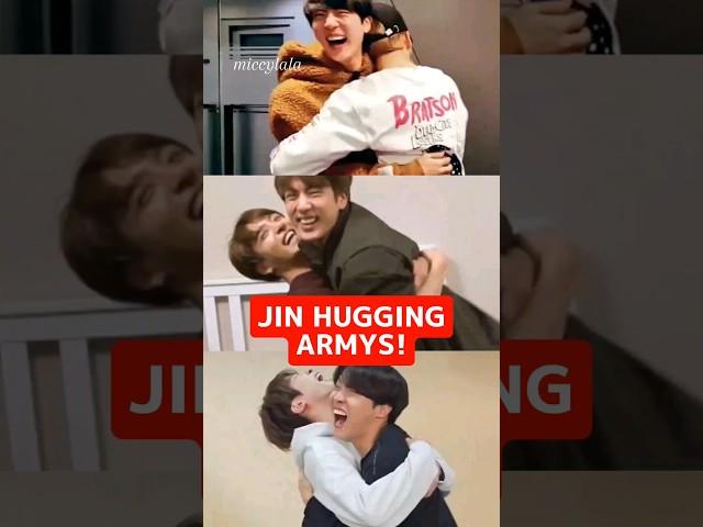 JIN hugging ARMYs, in-person event BTS FESTA 2024