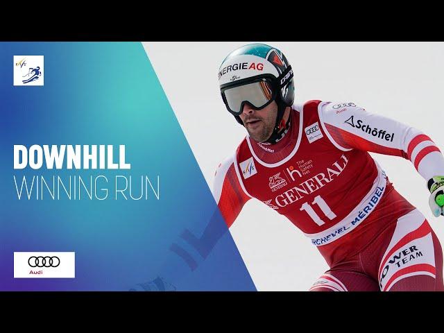 Vincent Kriechmayr (AUT) | Winner | Men's Downhill | Courchevel/Meribel | FIS Alpine