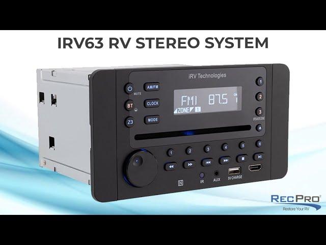 IRV63 RV Stereo System