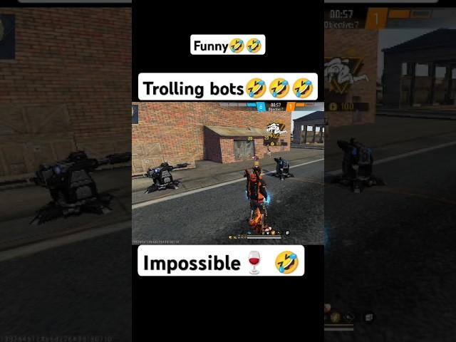 Trolling bots in custom#freefire #shorts #viralvideo #trending #funny #comedy #impossible #fyp