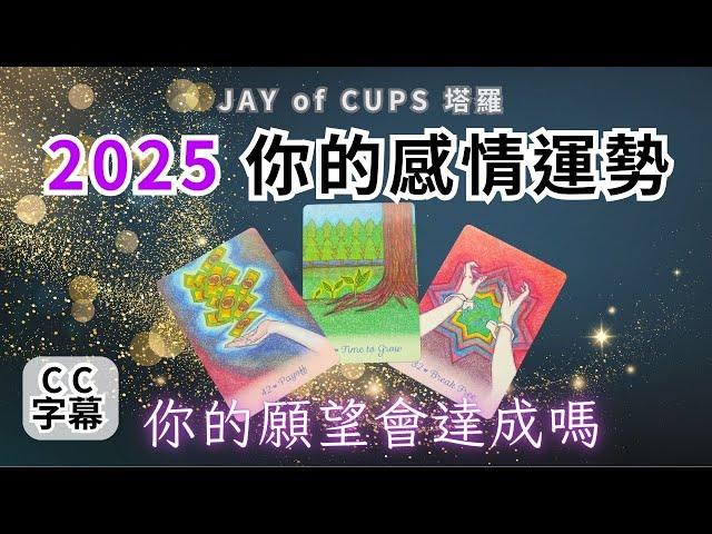 塔羅牌 占卜｜廣東話 塔羅【CC字幕】2025 你的感情運勢 塔羅｜塔羅占卜 戀愛｜暗戀 曖昧｜大眾占卜️坦白直接️｜復合｜無時間限制｜香港塔羅師Jay