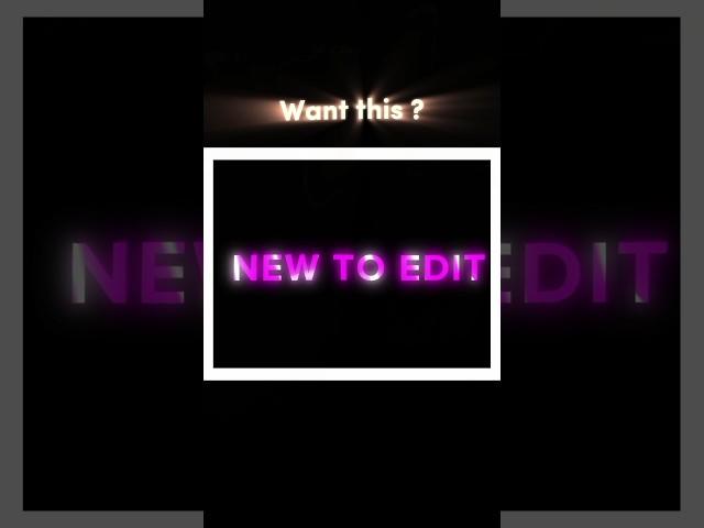 Glow Text like AE  | Capcut Tutorial #shorts #capcut #capcuttutorial