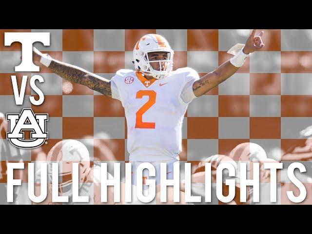 Tennessee Football Highlights vs Auburn (2018) | HD