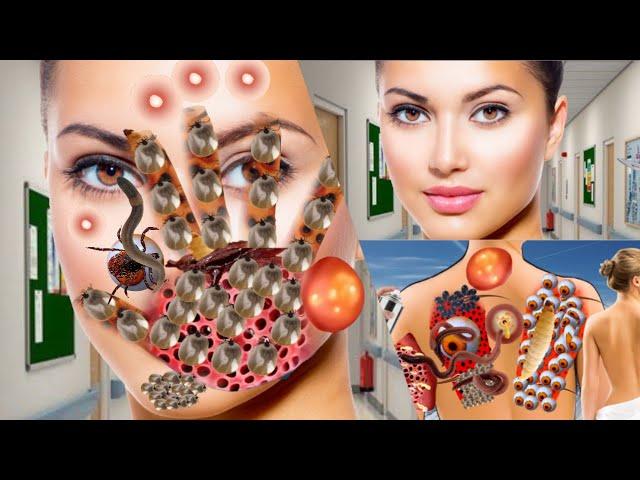 Satisfying Full Blackhead Treatment At Home! ASMR skincare animation丨Meng's Stop Motion | #asmranima