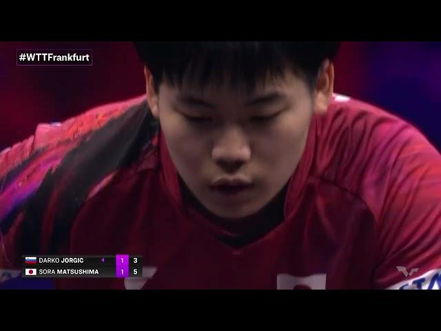 FULL MATCH | Darko Jorgic vs Sora Matsuhima | MS R16 | #WTTFrankfurt 2024