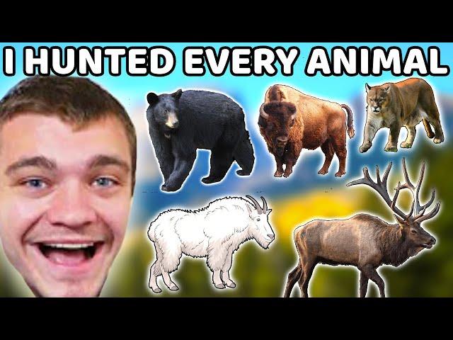 I Hunted EVERY ANIMAL on Silver Ridge Peaks!