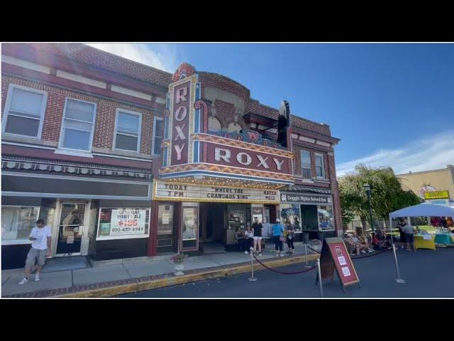 Touring the Roxy Theatre in Northampton, Pennsylvania