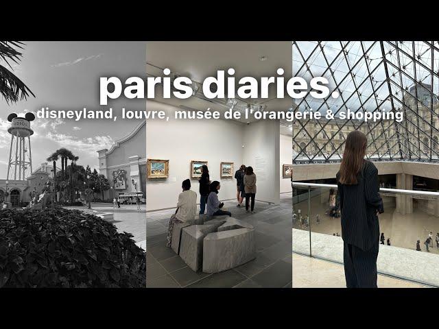 paris vlog: 2 дня в Париже, диснейлэнд, лувр & мона лиза, музей оранжери & шоппинг