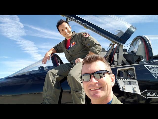 NASCAR FLYOVER in a T-38A - Behind the Scenes with Mover and Gonky