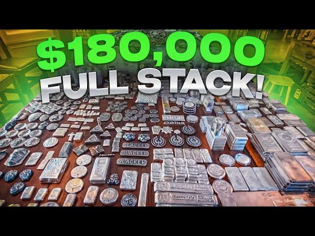 $180,000.00 Of Gold & SIlver! Over 5,700 ozt's Full Stack! #SilverStacking #FullStack #GoldStacking