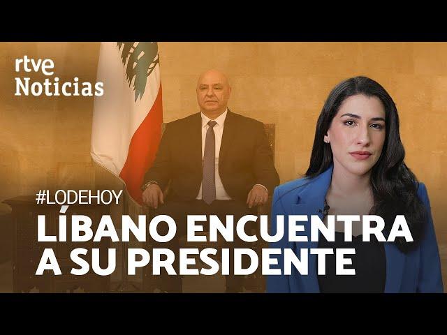 JOSEPH AOUN: Nuevo PRESIDENTE del LÍBANO tras DOS AÑOS de VACÍO, promete RECONSTRUIR el PAÍS | RTVE