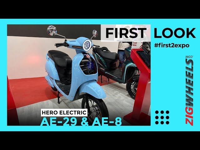 Hero Electric AE-29 & AE-8 Electric Scooters Walkaround | Range, Top Speed, Features & More