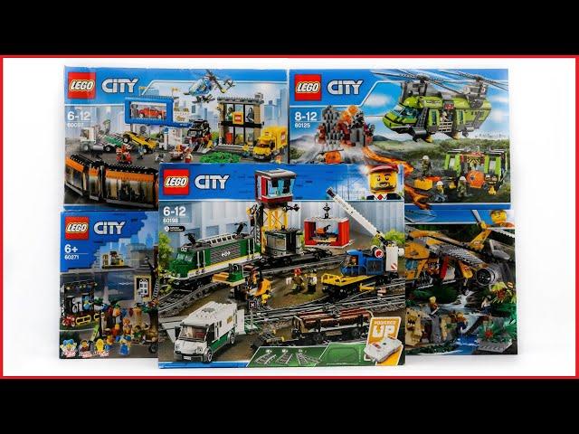 TOP 5 BIGGEST LEGO City Sets Compilation