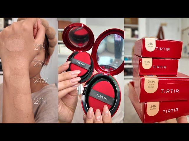 The viral TIR TIR red cushion wear test (swatches + over acne)