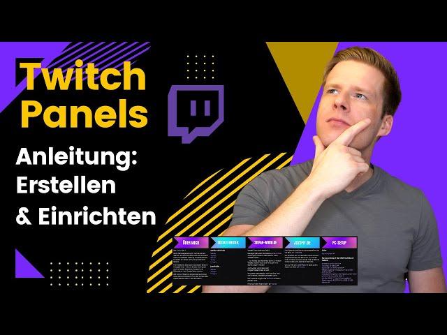 Twitch Panels Erstellen Anleitung