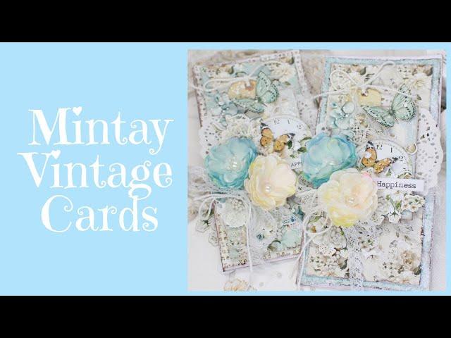 How to make Beautiful Mintay Cards ~ Mintay Grandma's Attic Collection