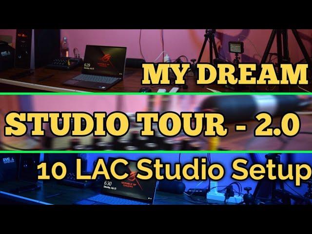 MY DREAM STUDIO SETUP .. ️ | 10 Lac Worth Studio Setup | Studio Tour 2.0 | #outoflevel | Mannar