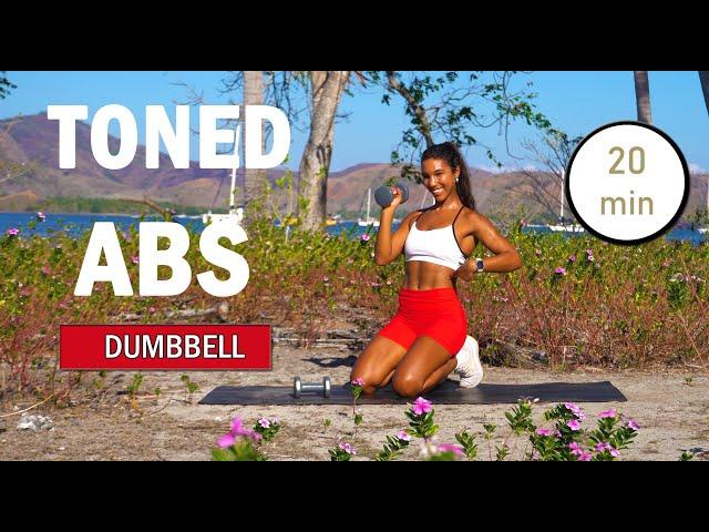 20 min ABS WORKOUT WITH DUMBBELLS | Weighted Abs | Dumbbell Ab Workout | The Modern Fit Girl Abs