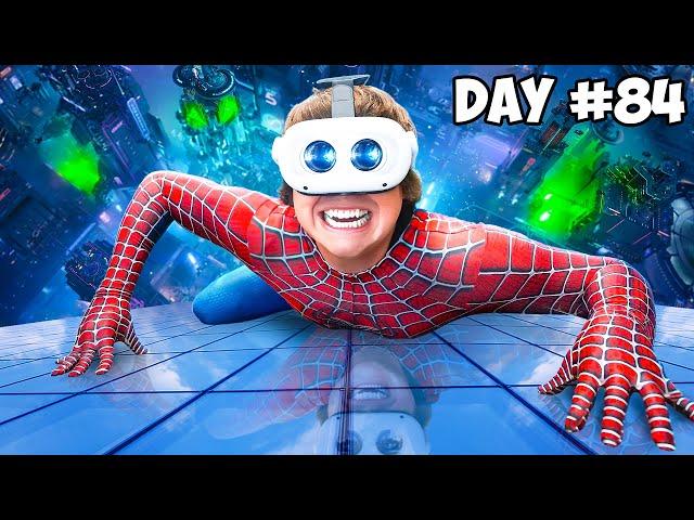 I Survived as Spiderman for 100 Days