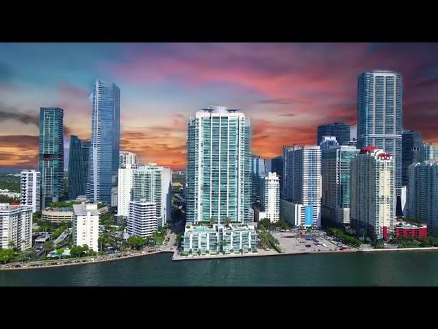 Miami brickell drone