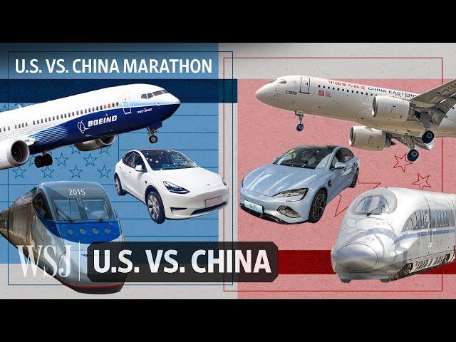 How the U.S. and China Compete in Planes, EVs, Chips and More | WSJ U.S. vs. China