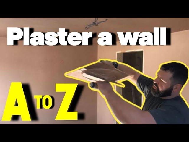 DIY Plaster a wall like a Pro | In depth guide with timings and touch tests