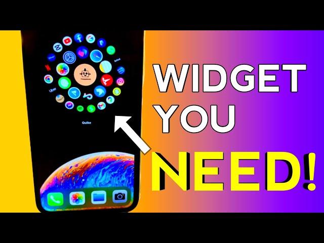 How to install dynamic rotating widgeton iPhone? #iphone #apple