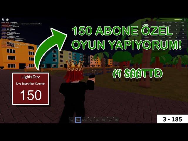 150 Aboneye Özel Oyun Yapıyorum!