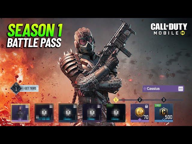 Season 1 - 2023 Battle Pass Characters & Guns CODM - Update