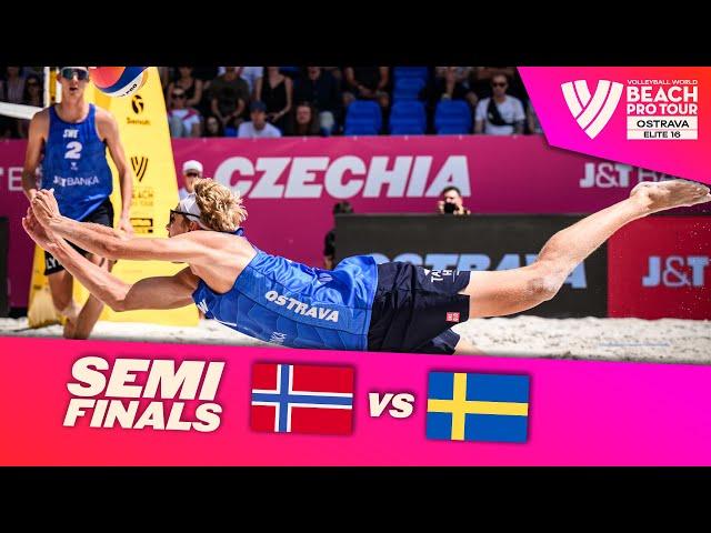 Mol, A./Sørum, C. vs. Åhman/Hellvig - Semi Final Highlights | Ostrava 2024 #BeachProTour