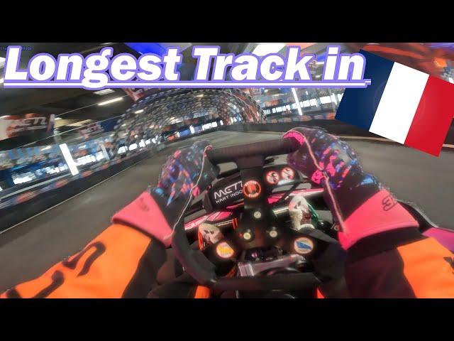 Metz Kart Indoor - Flying Laps of the Longest Indoor Track in France!