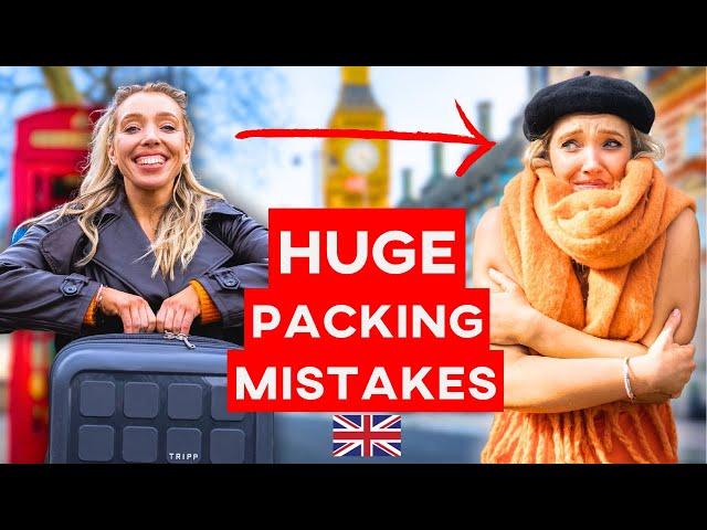 8 HUGE packing mistakes to avoid when visiting London