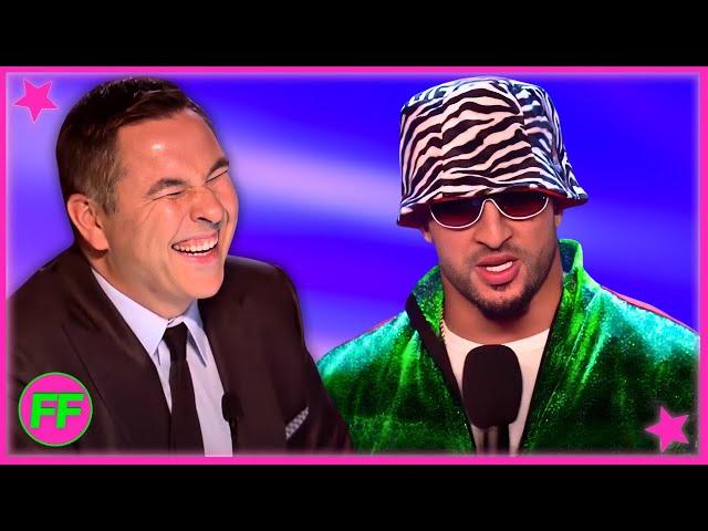 FOOTBALL STAR KYLE WALKER ON BRITAIN'S GOT TALENT IN A HILARIOUS ACT!