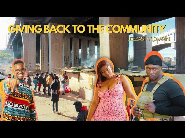 They Didn’t Expect This — Giving back to the Community! Lee,Sasha,Dlamini and Chris